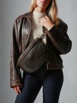 Heuptasje Cow Leder Basilic pepper Bruin cow BCOW54-vue-porte